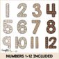 Shows numbers 1 through 6 with their multiplication facts on them. Has "Skip Counting" text at the top of the image