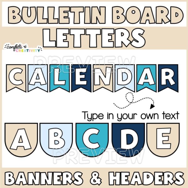 Shows what the headers look like with an example of "calendar"