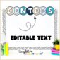 Shows "Centers" header on a stock photo bulletin board stock photo