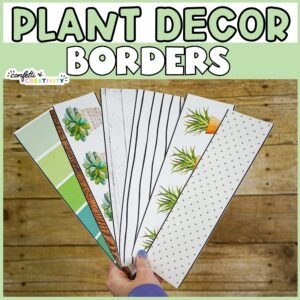 Plant Bulletin Board Borders