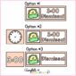 Shows 3 different set up options with clocks, schedule text, and visual schedule clipart