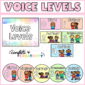Shows the entire collection of voice level cards