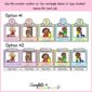 Shows multiple designs of how the numbering system and name system can be set up on the job cards