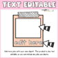 Shows a frame of where the classroom jobs clipart can be placed