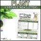 Shows a pant classroom newsletter filled out as an example