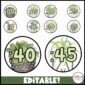 Shows clock labels from :00 to :45