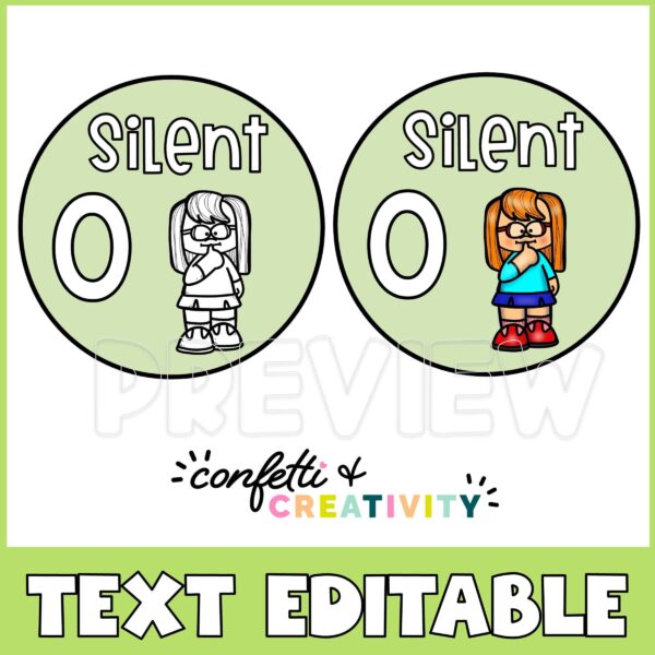 Plant Voice Levels 2 Shows black and white as well as color clipart