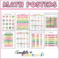 Shows all 8 math posters included in the product