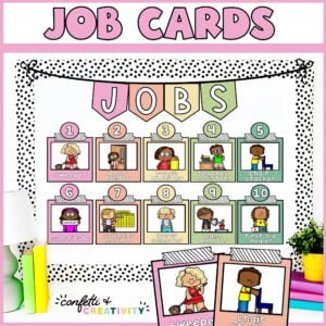 Retro Primary Job Cards