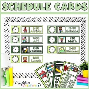 Plant Primary Schedule Cards