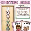 Retro Greeting Signs