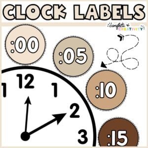 Neutral Clock Labels