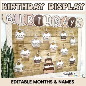 Neutral Birthday Display