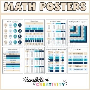 Ocean Math Posters