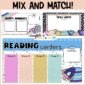 Shows multiple clipart and editable options to mix and match google slides for teaching