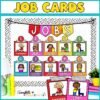 Watercolor Primary Job Cards