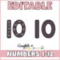 Shows examples of numbers with mulitples on them and without so that users can use large plain numbers anywhere in their classroom