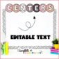 Shows "Centers" at the top of a stock photo bulletin board