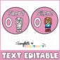 Shows the black and white as well as the color version of the bold bright voice level cards