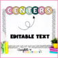 Shows a stock photo with the header "centers" as an examples
