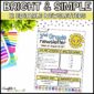 Shows cover photo of a bright classroom newsletter. Includes sunshine clipart