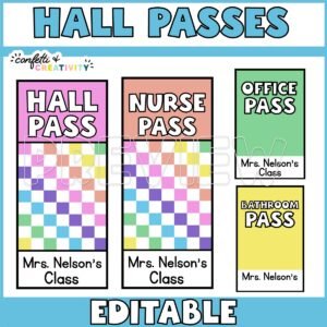 Bright and Simple Hall Passes