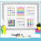 Shows all 8 posters on a stock photo bulletin board