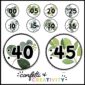 Shows every option to put around the clock for Farmhouse clock labels