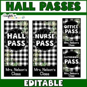 Farmhouse Hall Passes