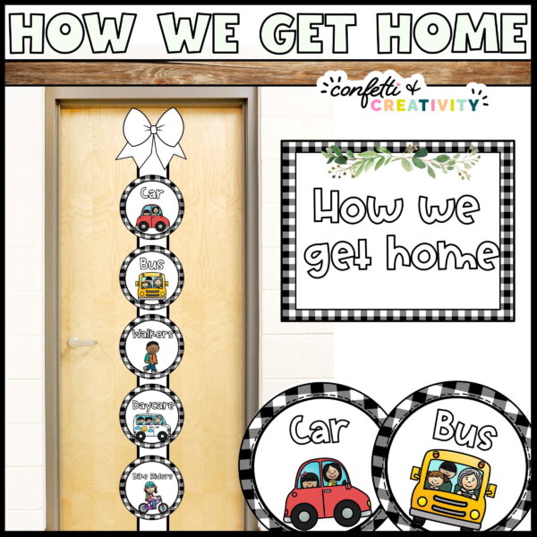 Shows a Cover Photo for a Farmhouse themed "How We Get Home" Banner