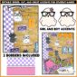 Shows clipart like ghosts, cats, and spiders with the option to add student names to the board