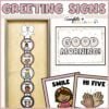 Boho Neutral Greeting Signs