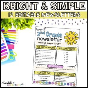 Bright and Simple Newsletter Templates