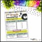 Shows the classroom newsletter on a sotck photo background with multi-colored pens and other educational items on the desk