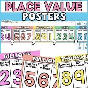 Bright and Simple Place Value Posters