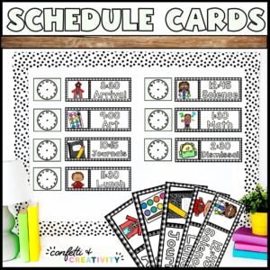 Farmhouse Primary Schedule Cards