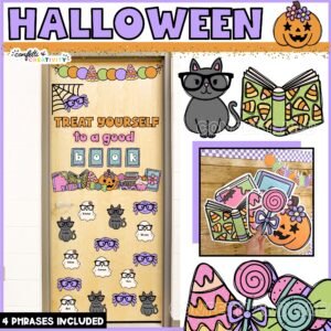 Halloween Classroom Door Decor | Reading Classroom Door Decor