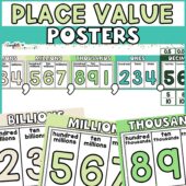 Tropical Place Value Posters | Confetti & Creativity