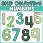 Shows skip counting numbers 1 to 9 with multiples on them