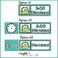 Shows 3 different options a teacher has for setttng up the visual schedule cards