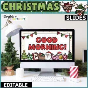 Christmas Powerpoint and Google Slides Template | Morning Messages