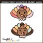 Shows Thanksgiving Clipart to add student names to door decor
