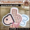 Thanksgiving Bulletin Board Letters