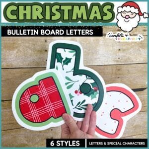 Christmas Bulletin Board Letters