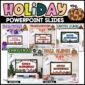 Cover photo showing many different holiday google slides a teacher gets if they purchase my entire bundle