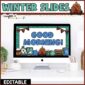 Preview showing Winter Google Slide Templates