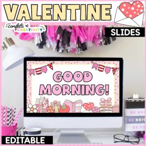 A stock photo with the first slide of the product showing