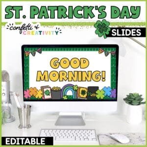 St. Patrick's Day Powerpoint and Google Slides Template | Morning Messages