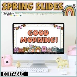 Spring Powerpoint and Google Slides Template | Morning Messages