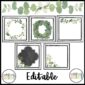 Shows five different classroom label options a teacher can use to edit and organize their classroom